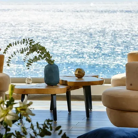 Seafront Luxury Moonlight In South East Crete With Breathtaking Views Villa *