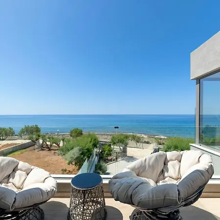 Villa Seafront Luxury Moonlight In South East Crete With Breathtaking Views *
