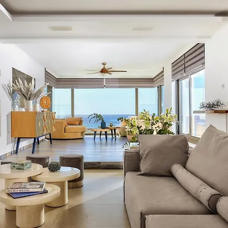 Seafront Luxury Moonlight In South East Crete With Breathtaking Views Villa *